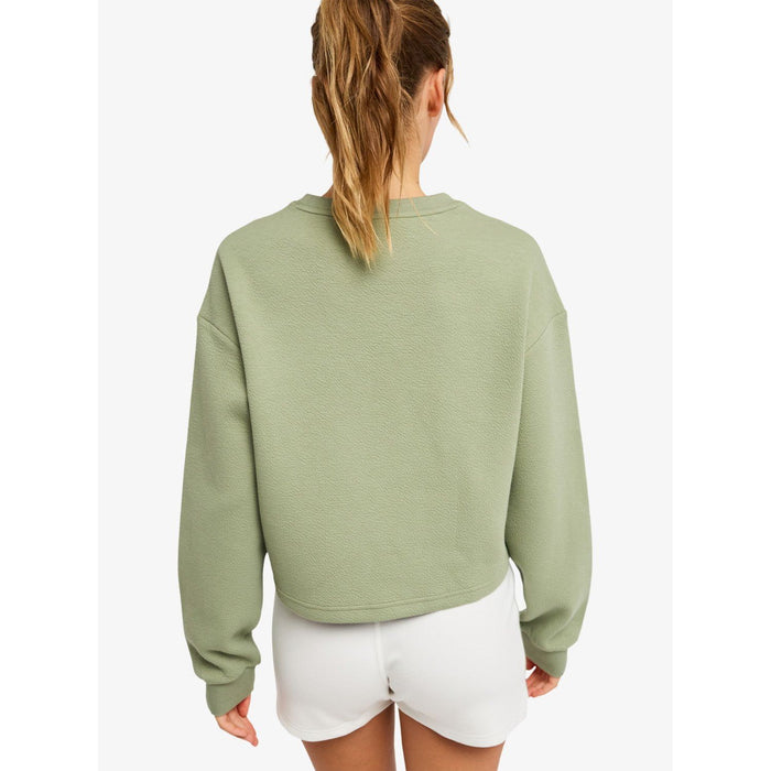Rise And Vibe Textured Crew Neck Oil Green Bild 2