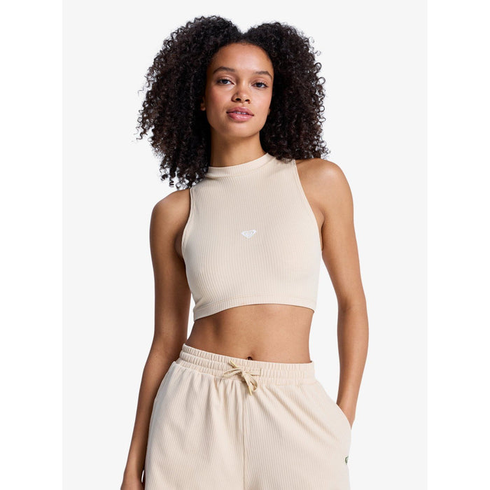 Rise & Vibe Rib Mock Neck Pebble Bild 1