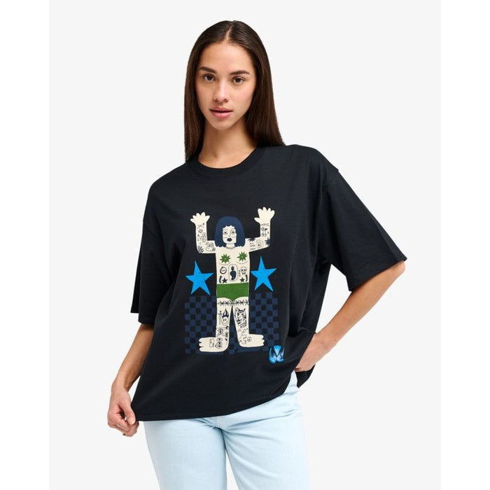 AF Bonhomme Oversized Tee Rvca Black Bild 1
