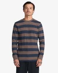Dayshift Thermal Stripe LS Mocha Bild 1