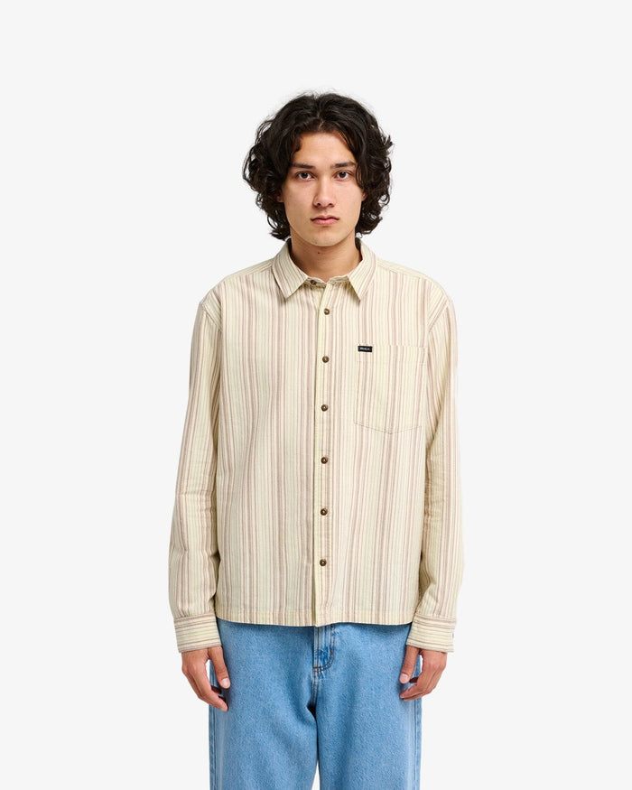 Harry Stripe Shirt Khaki Bild 1