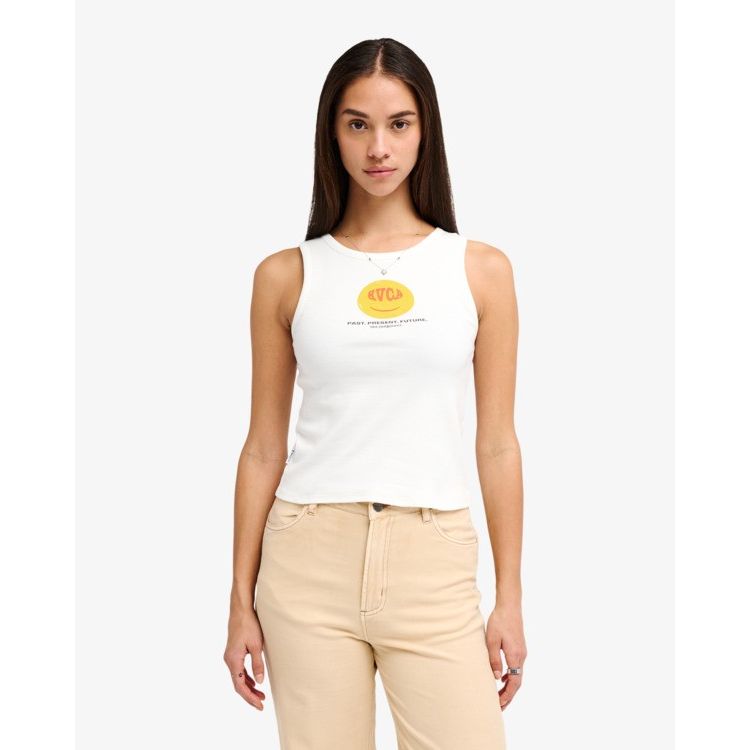 Rvca Smiley Tank Cloud Dancer Bild 1