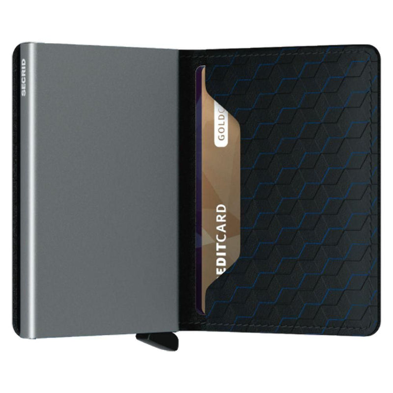Slimwallet - Secrid - OPTICAL BLACK-TITANI - Tech Wallet