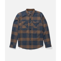 Fathom LS Tech Flannel Navy/Rust Bild 1
