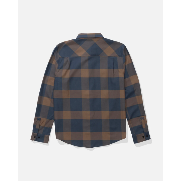 Fathom LS Tech Flannel Navy/Rust Bild 2