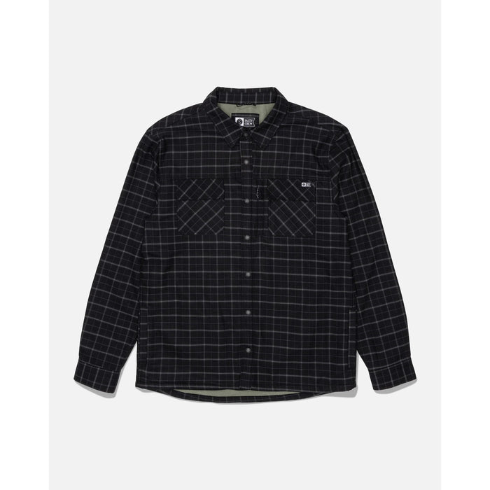 Fathom LS Tech Shacket Black/Green Bild 1