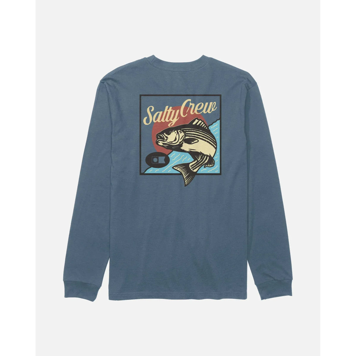 Striped LS Tee Slate Bild 2