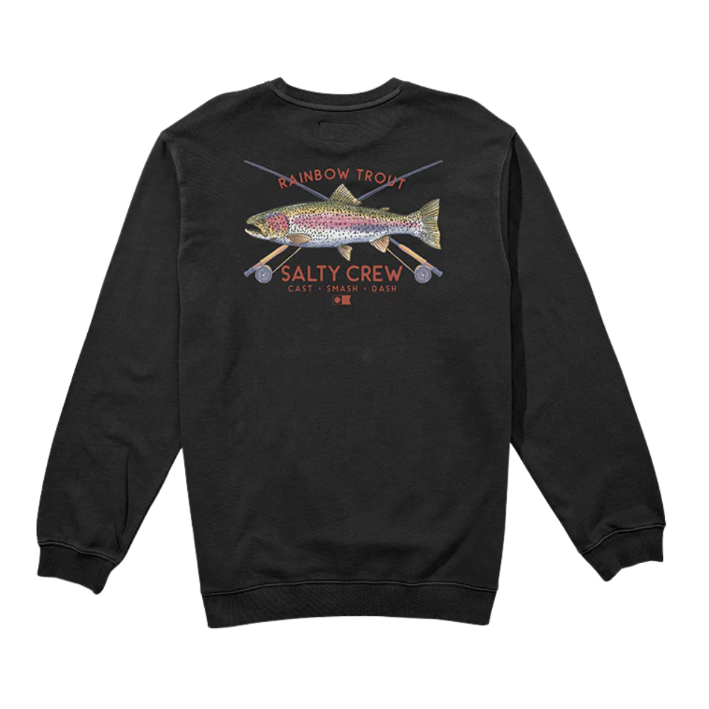 Trout Mount Vintage Crew Fleece Vintage Black Bild 1