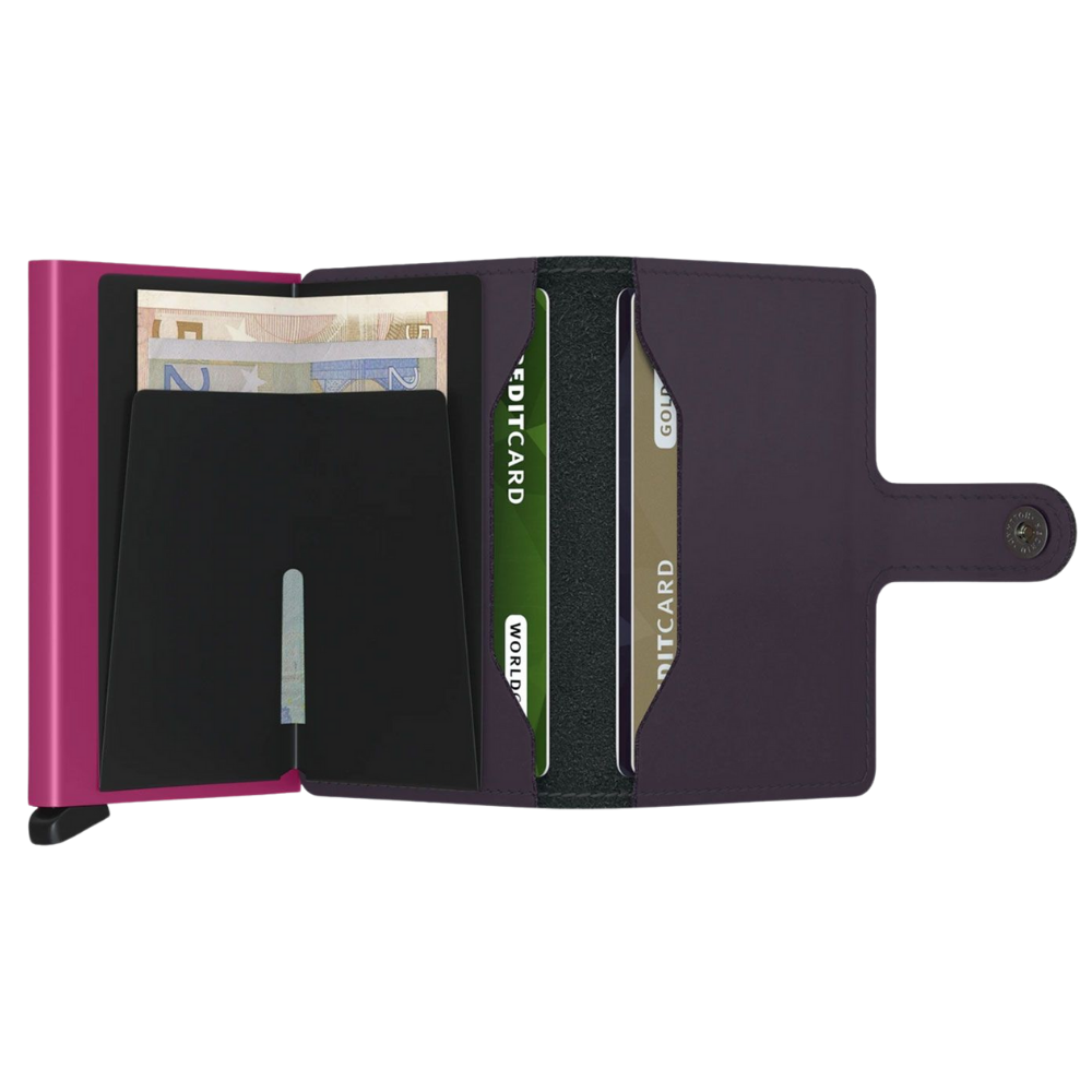 Miniwallet Dark Purple Fuchsia Bild 3