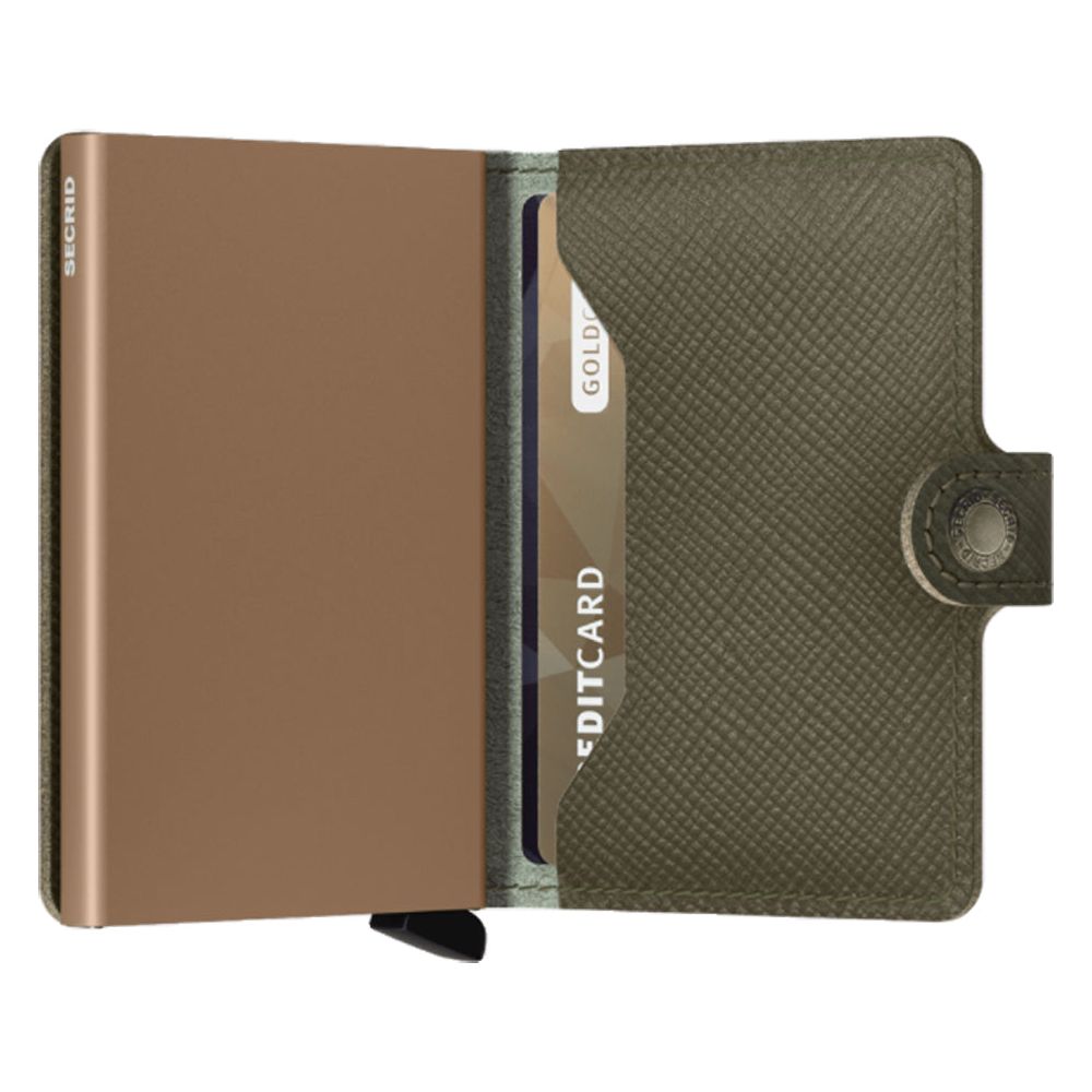 Miniwallet Saffiano Olive Bild 3