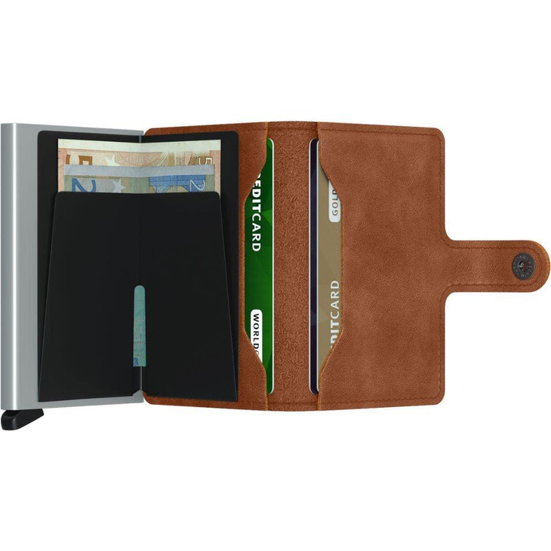 Miniwallet Cognac-Silver Bild 4