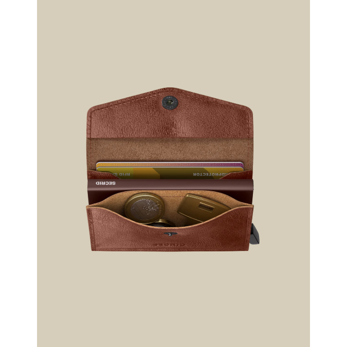 Envelope Vintage Cognac Bild 2