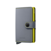 Miniwallet Matte Grey & Lime Bild 1