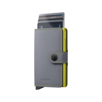 Miniwallet Matte Grey & Lime Bild 2