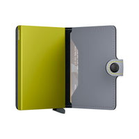 Miniwallet Matte Grey & Lime Bild 5