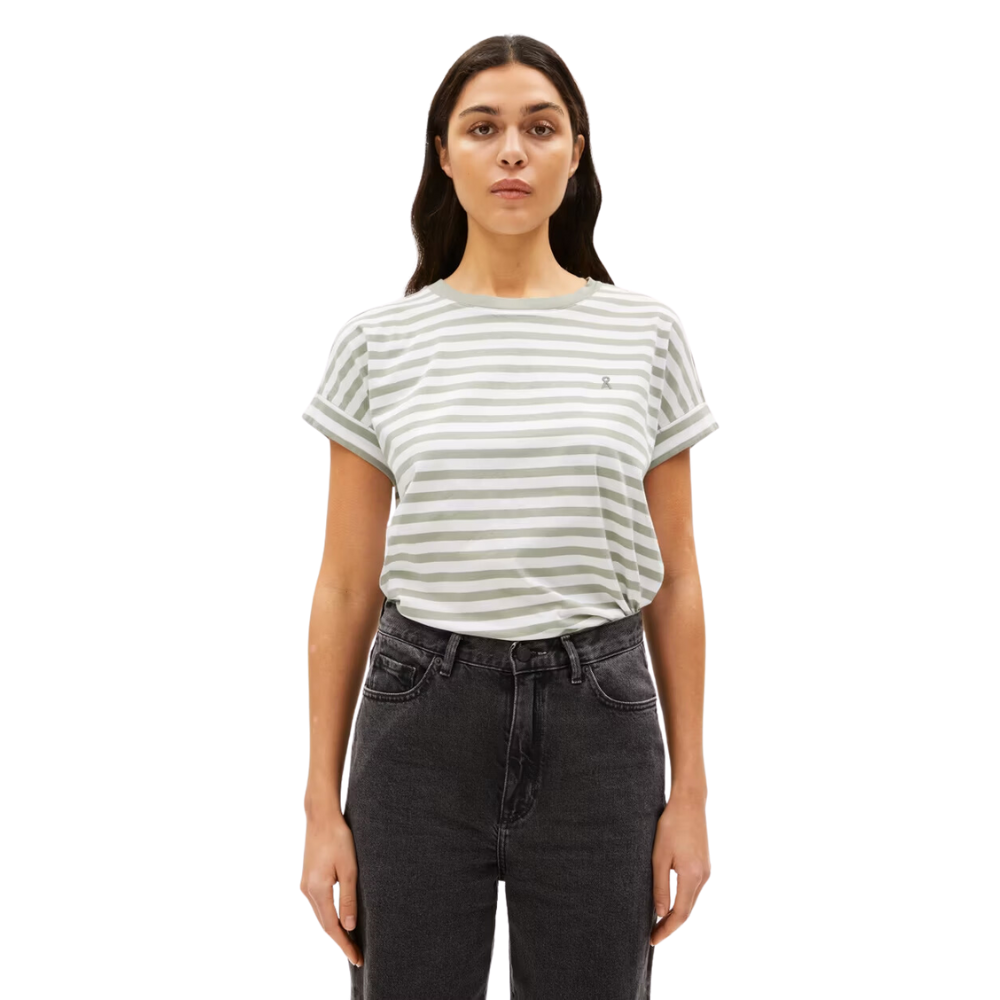 Idaara Stripes White-Seagreen Bild 1