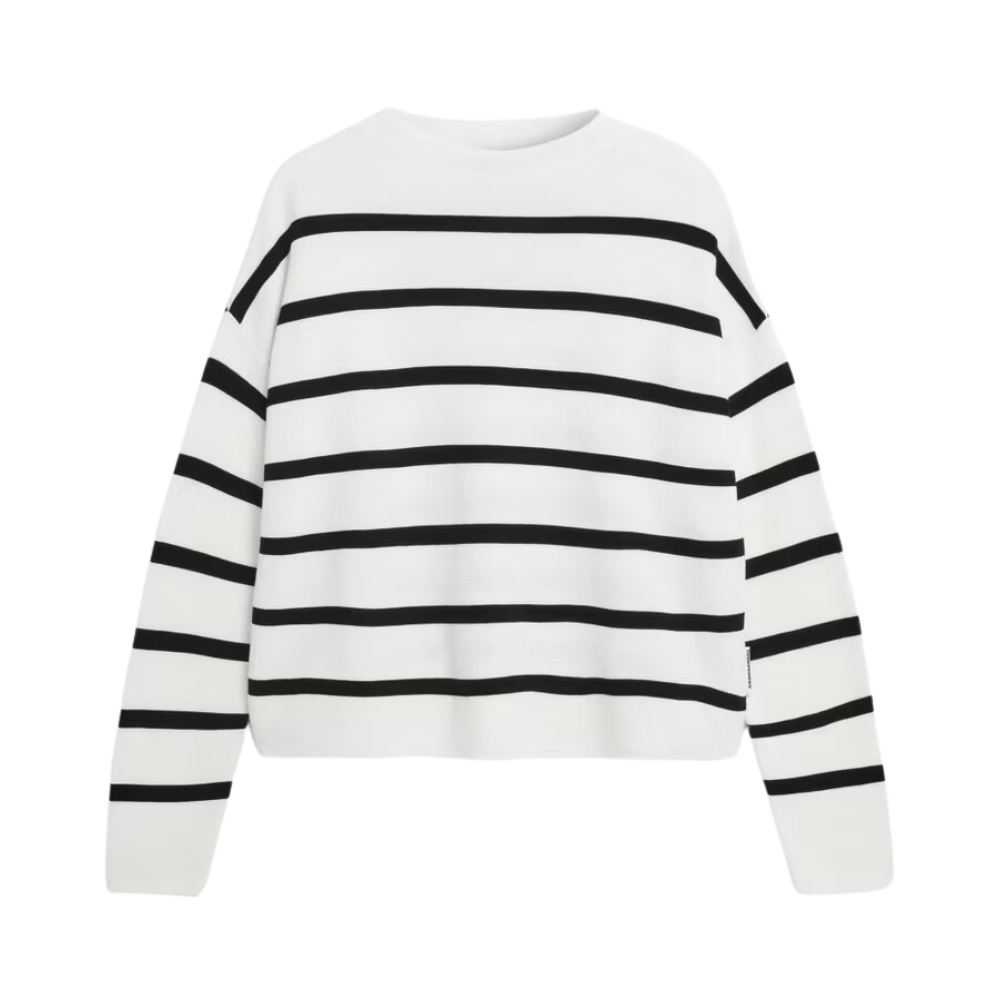 Merinaa Stripes Light Oatmilk-Black Bild 3