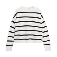 Merinaa Stripes Light Oatmilk-Black Bild 3