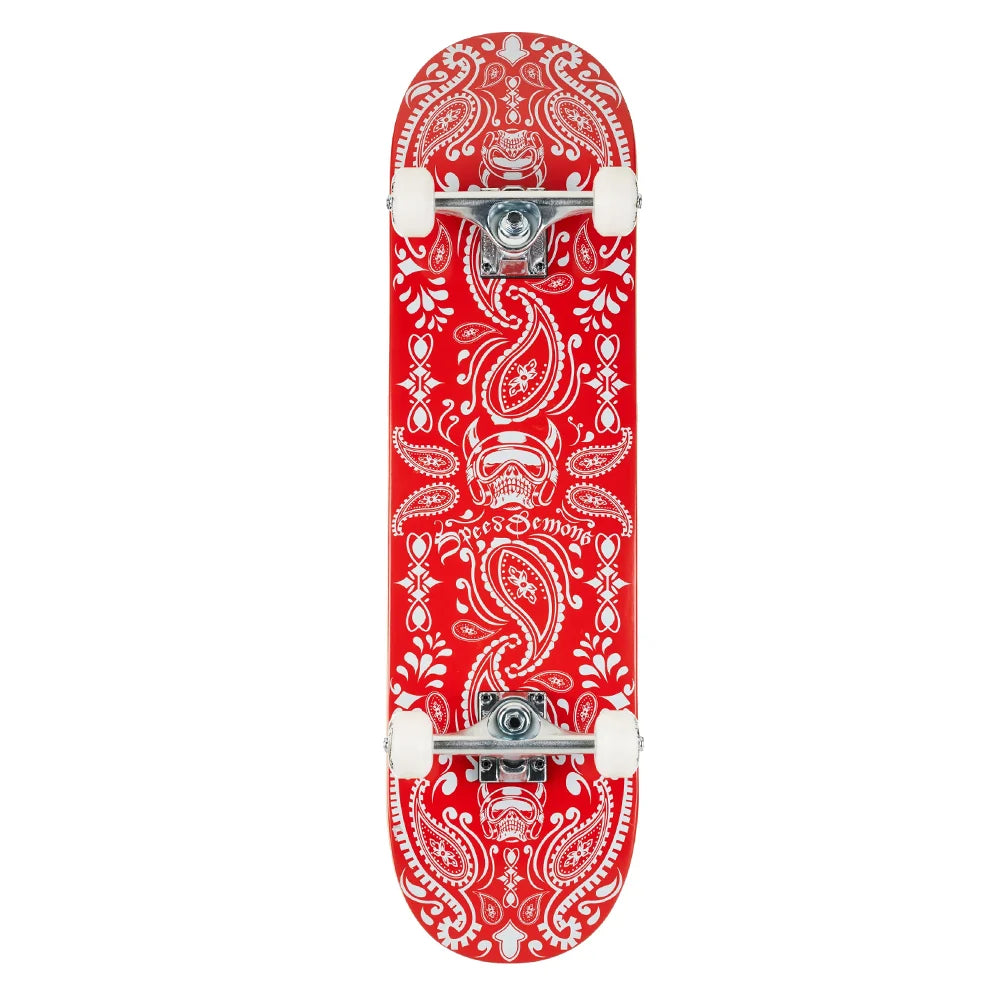 Speed Demons Bandana Complete 7.75 Red/White Bild 1