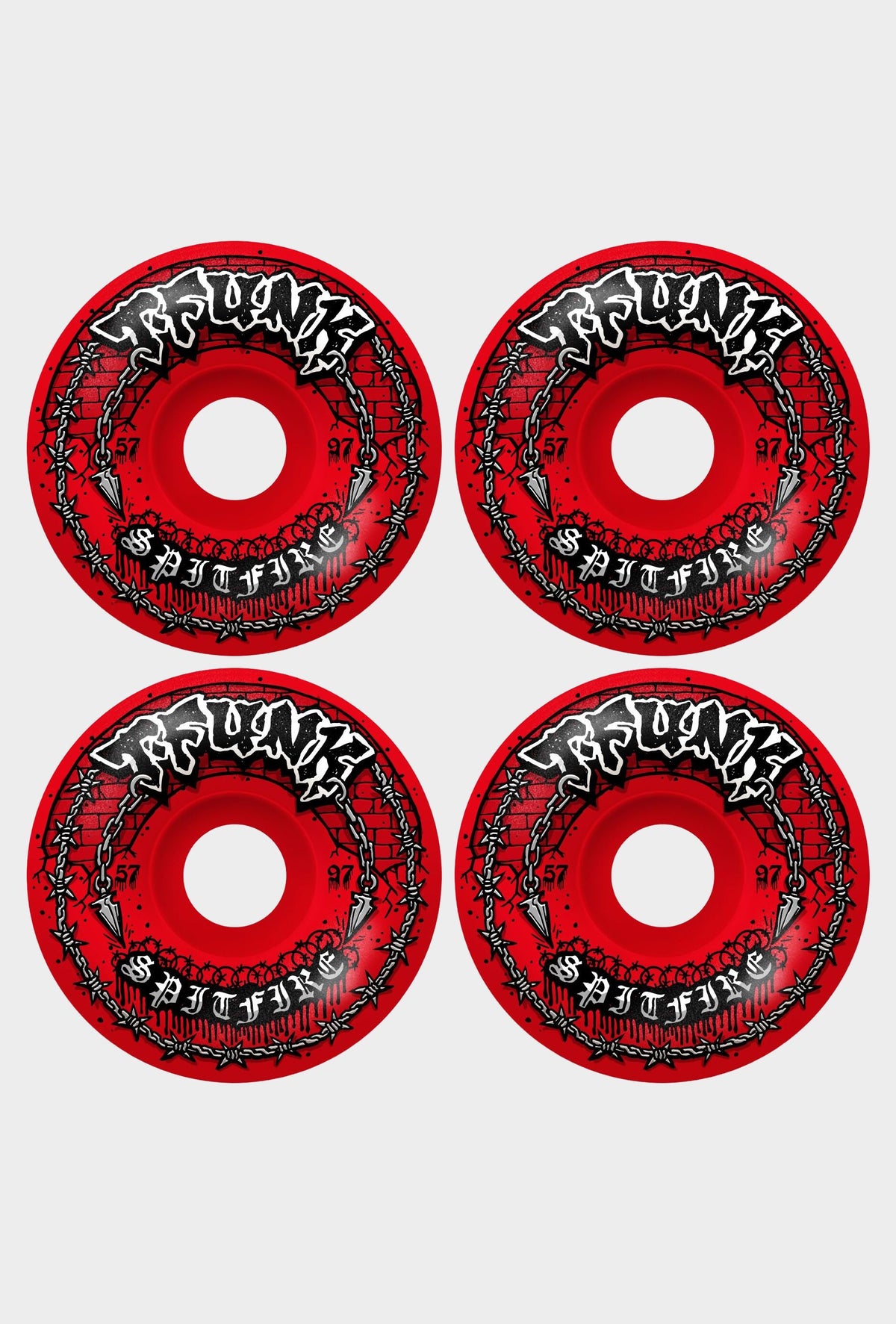 T-Funk Raw F4 97 Radial Full 57 Red Bild 1