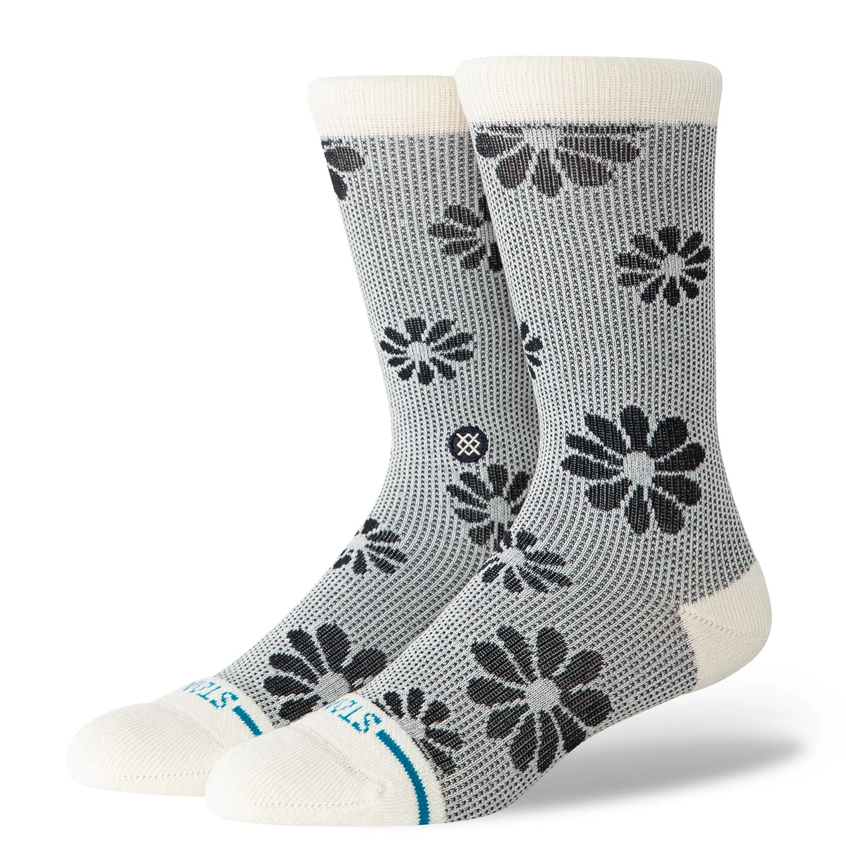 Floral Stitch Crew Ivory Bild 1