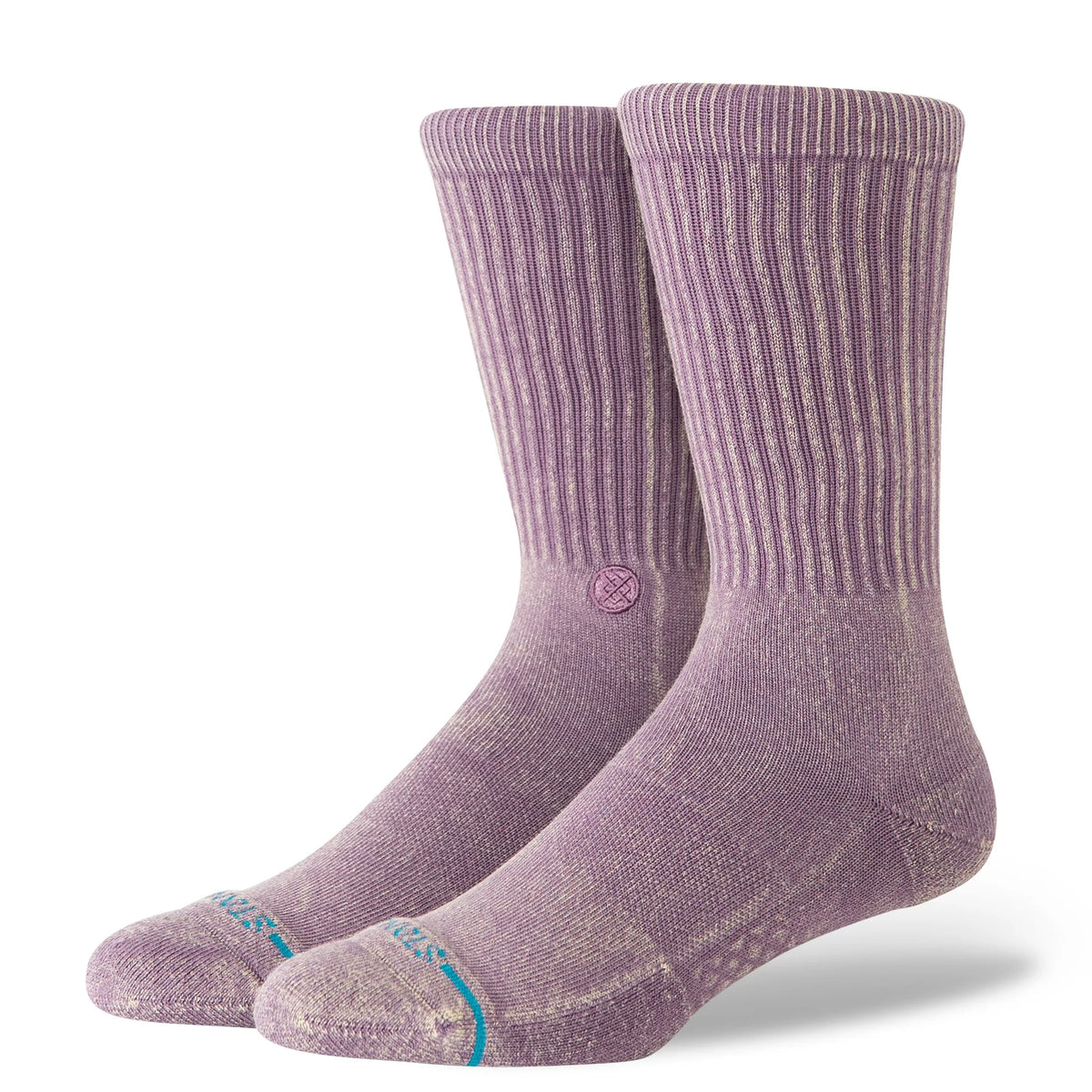 Icon Dyed Crew Plum Bild 1