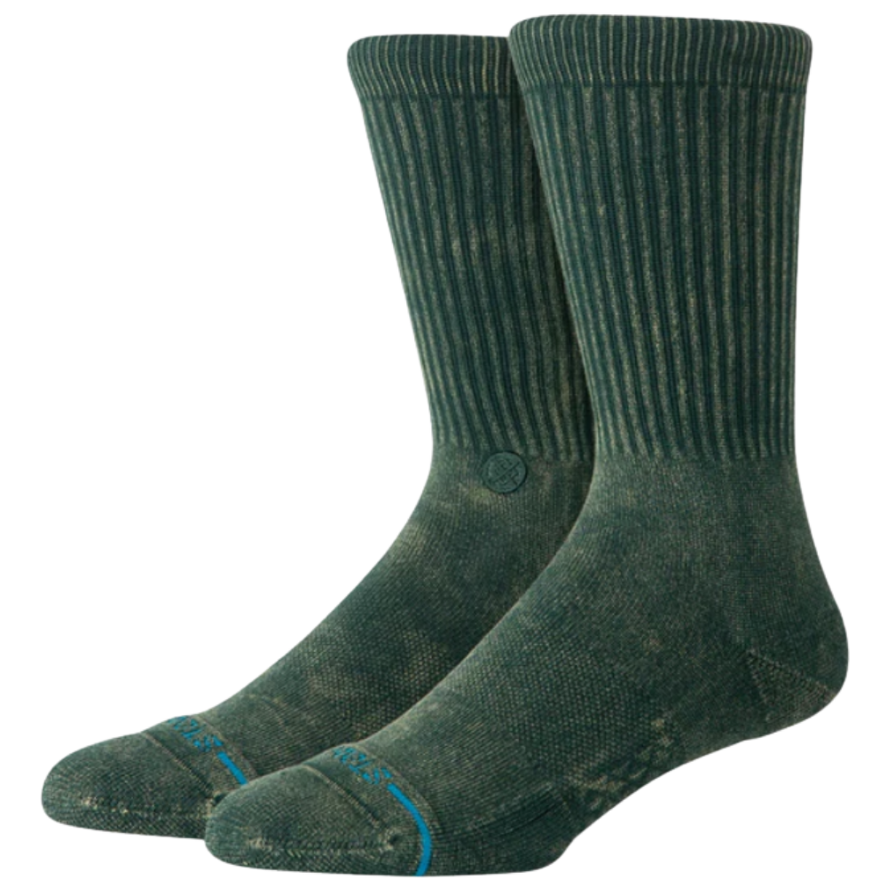 Icon Dyed Crew Pine Bild 1