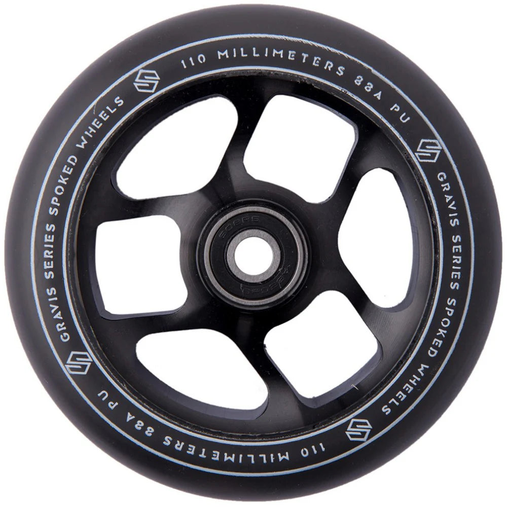 Striker Gravis Spoked Pro Scooter Wheel Black Bild 1