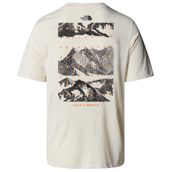 Foundation Mountains Faces Tee White Dune Bild 2