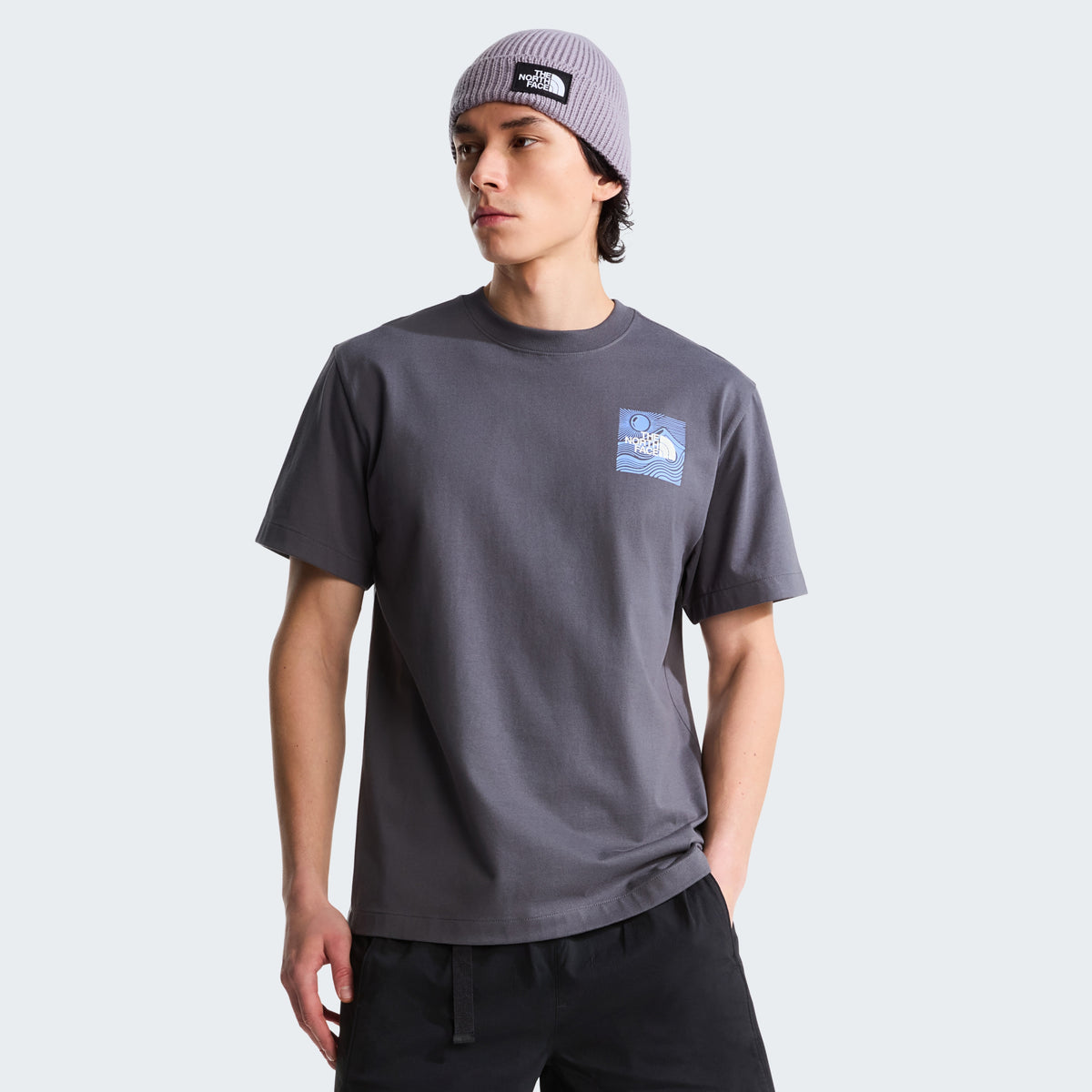 M Mountain Escape Relaxed Short Sle Anthracite Grey Bild 4