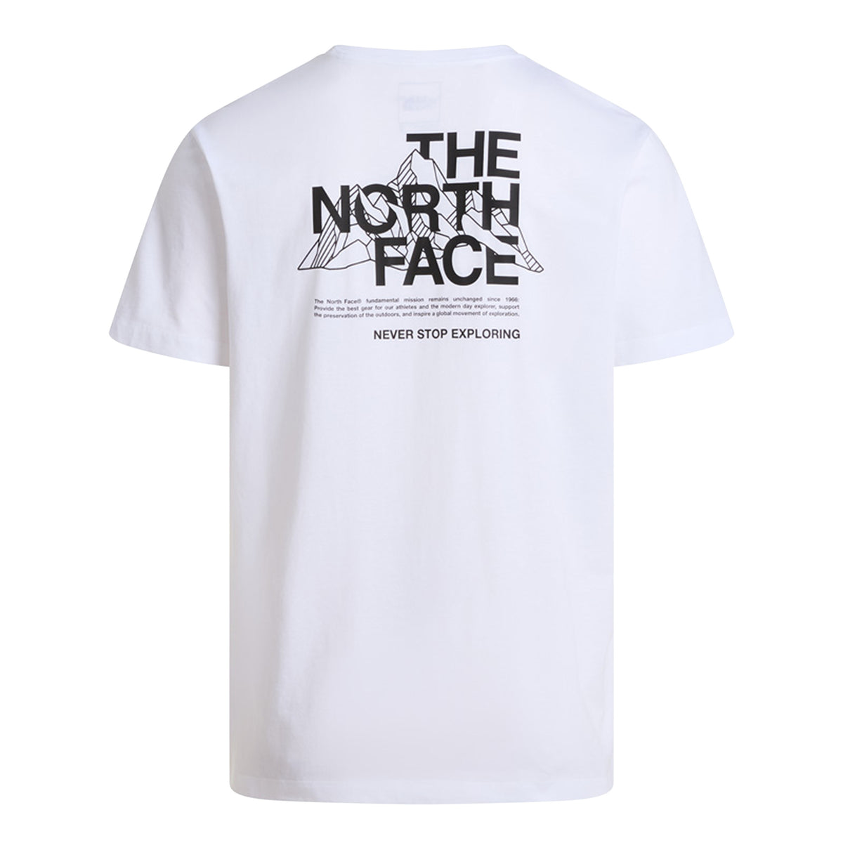 M Mountain Sketch Regular Short Sle TNF White Bild 2