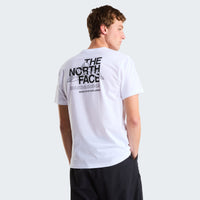 M Mountain Sketch Regular Short Sle TNF White Bild 3
