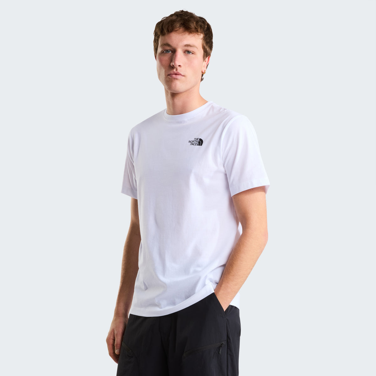M Mountain Sketch Regular Short Sle TNF White Bild 4