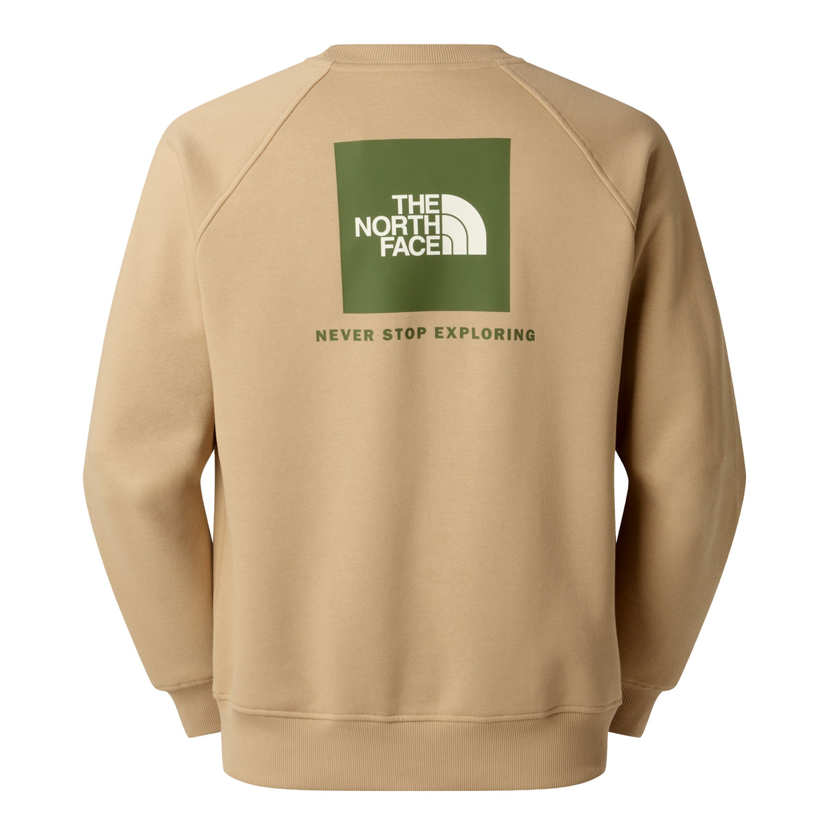 M Raglan Box Nse Regular Crew Khaki Stone Bild 2