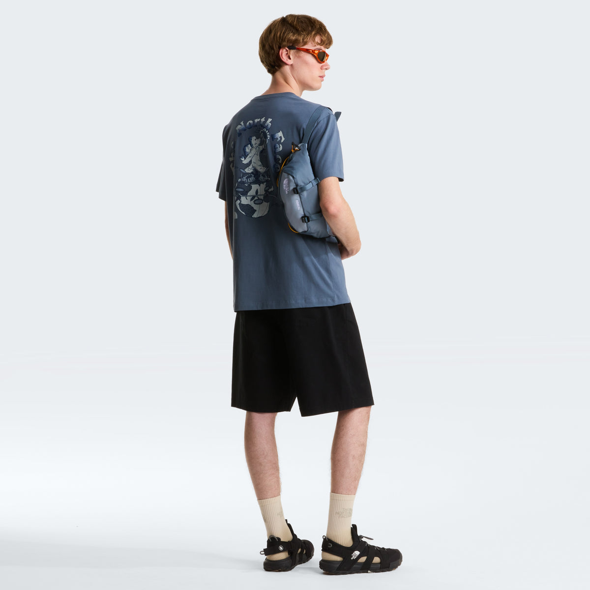 M Retro Earth Relaxed Short Sleeve Granite Grey Bild 5