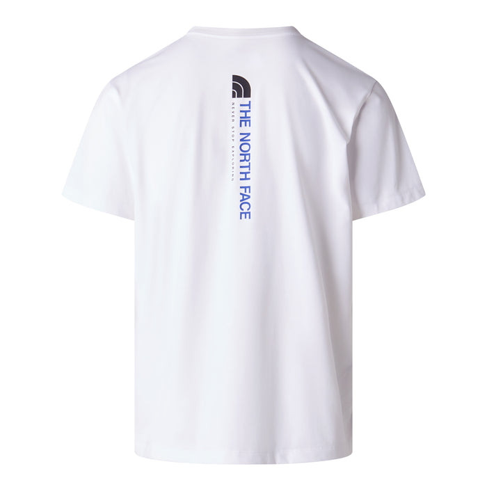 M Vertical Regular Short Sleeve Tee TNF White Bild 2