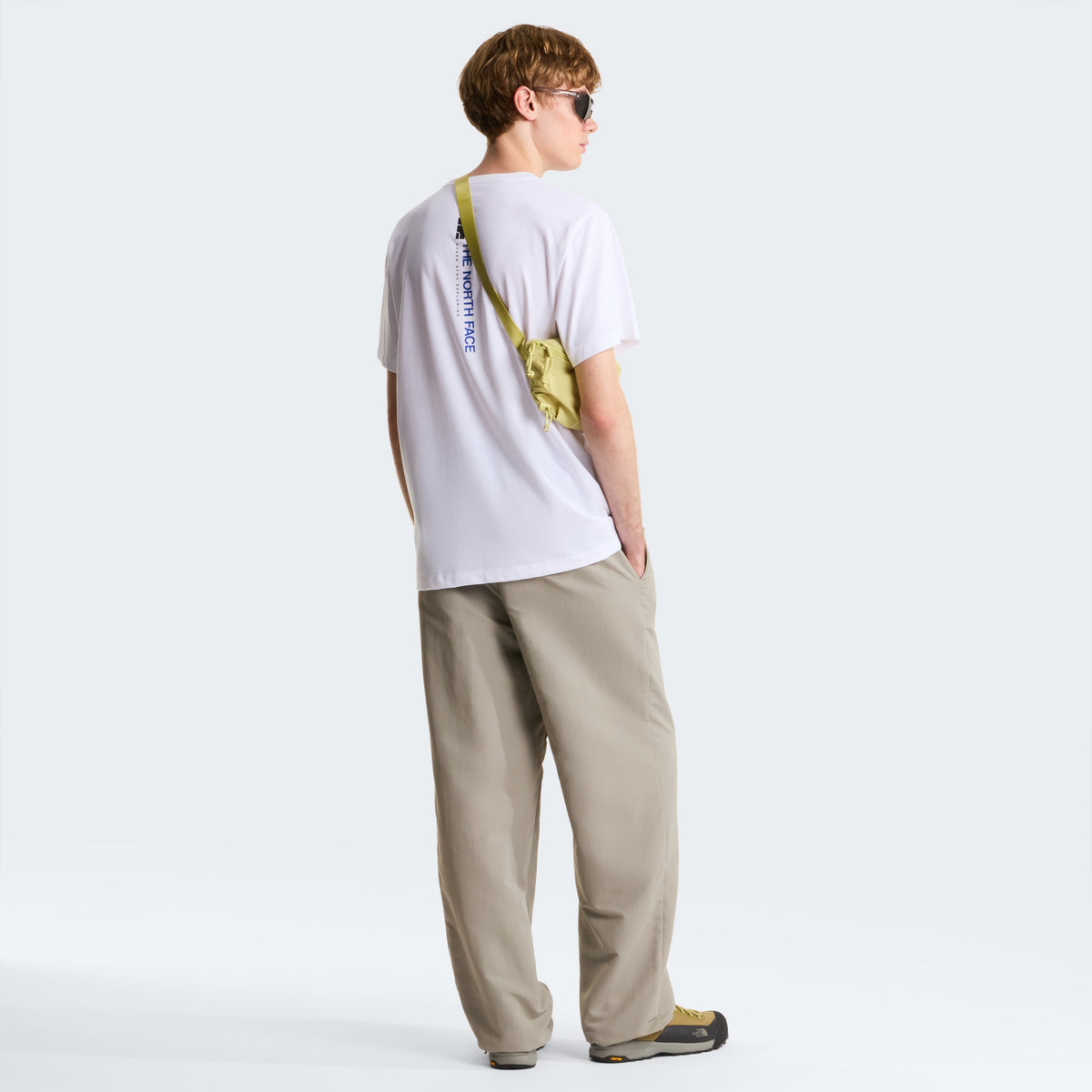 M Vertical Regular Short Sleeve Tee TNF White Bild 5