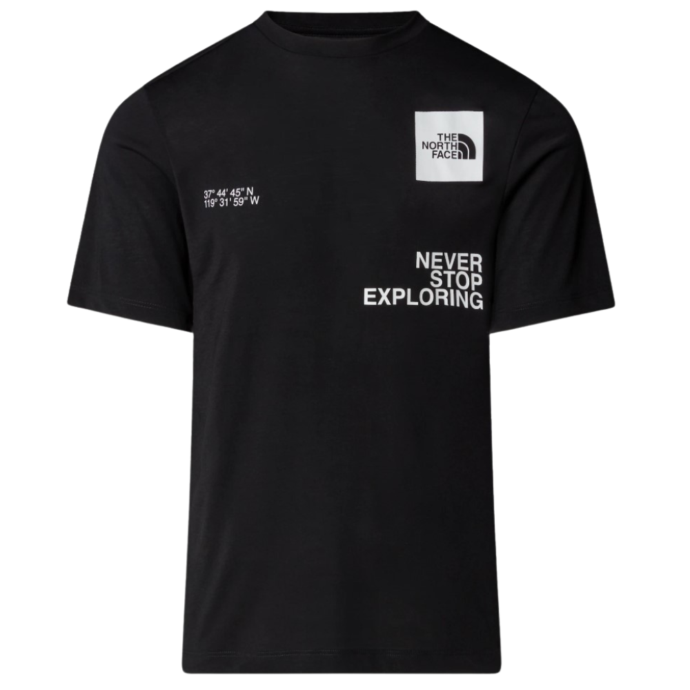 Mountain Foundation Coordinates Tee TNF Black Bild 1