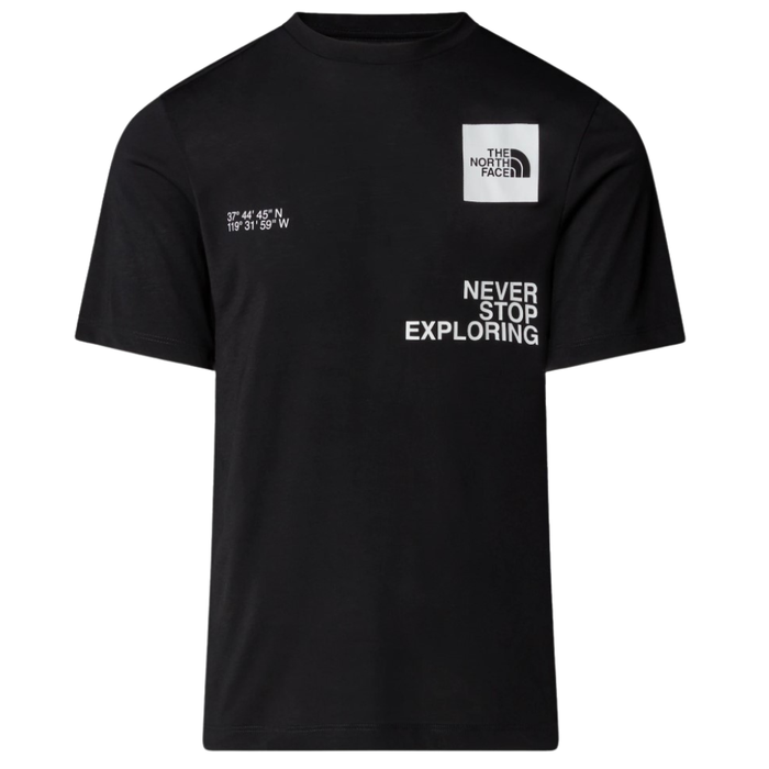 Mountain Foundation Coordinates Tee TNF Black Bild 1