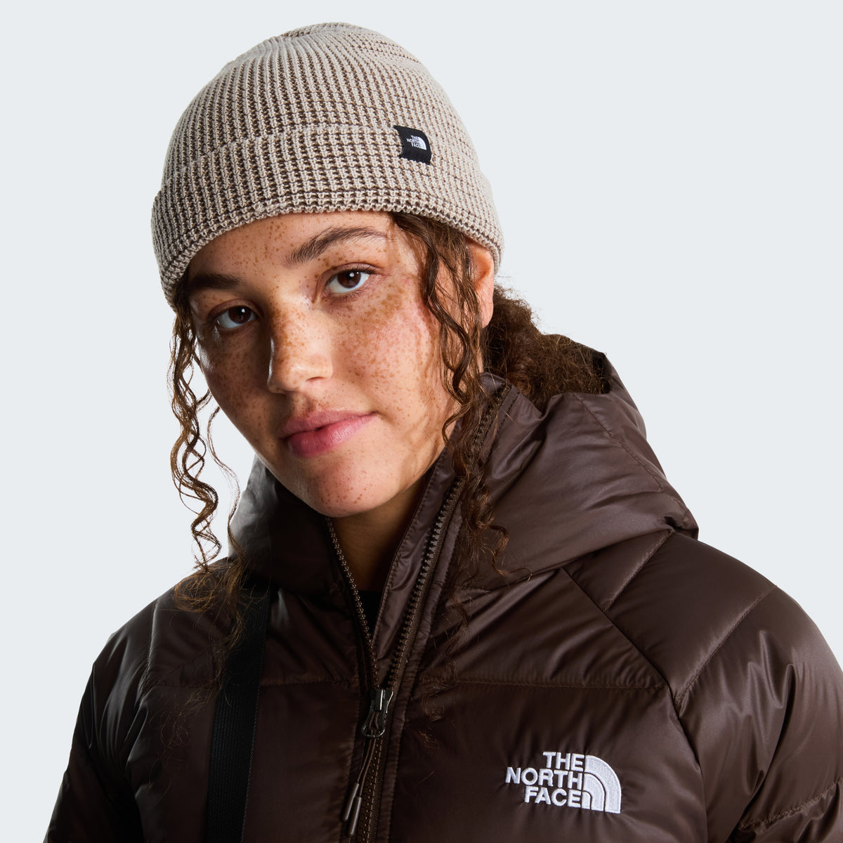 TNF Fisherman Beanie Timeless Taupe Multi Bild 3
