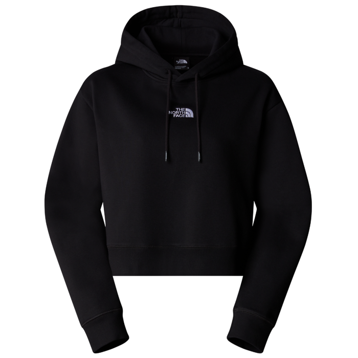 W Essential Crop Hoodie TNF Black Bild 1
