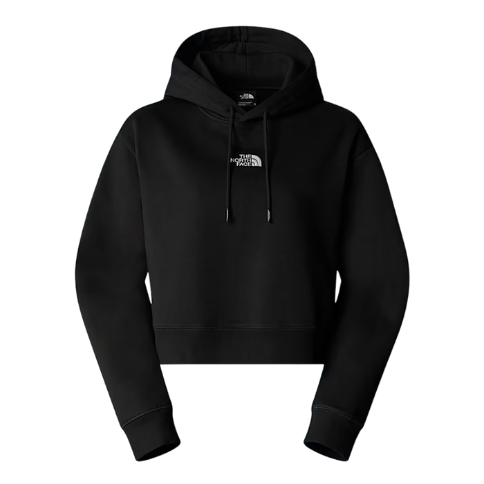 W Essential Crop Hoodie TNF Black Bild 2