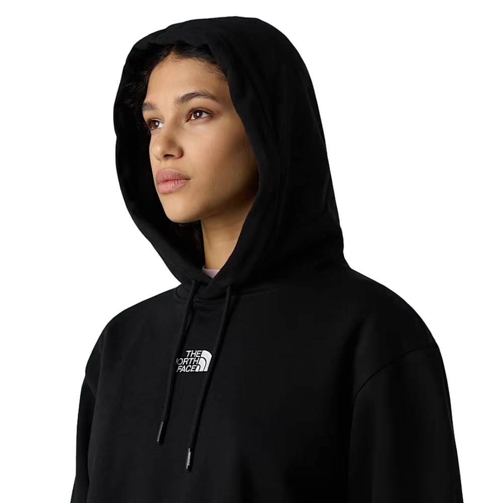 W Essential Crop Hoodie TNF Black Bild 4