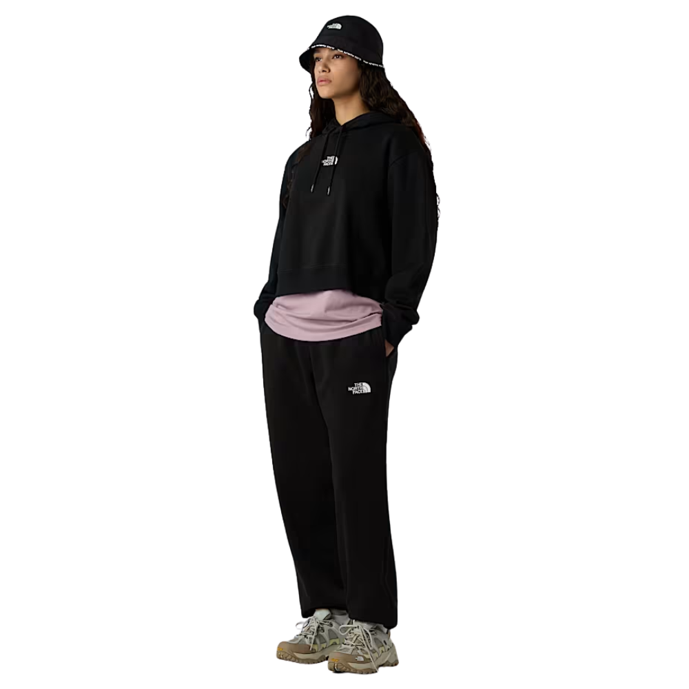 W Essential Crop Hoodie TNF Black Bild 5