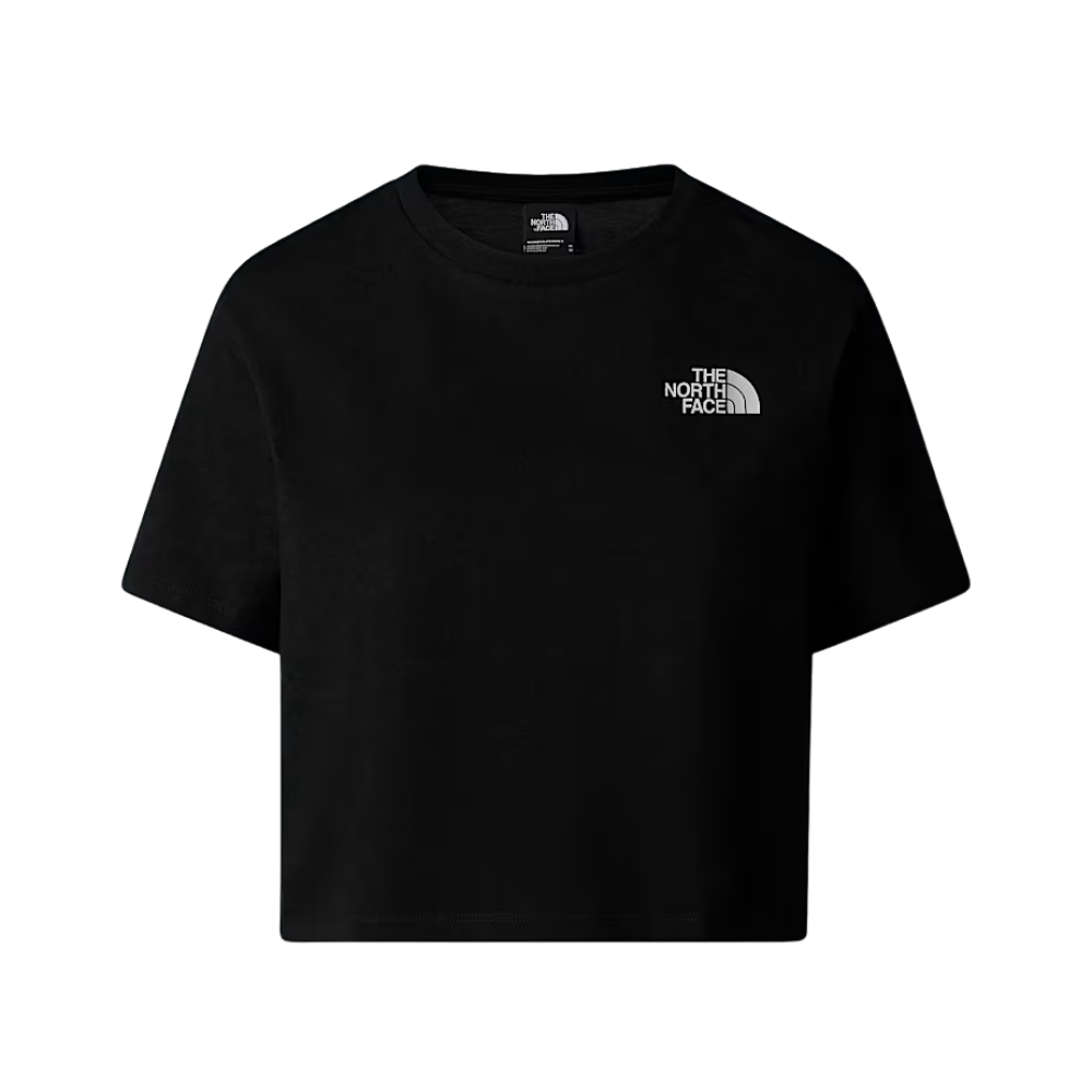 W Simple Dome Cropped Slim Tee TNF Black Bild 1