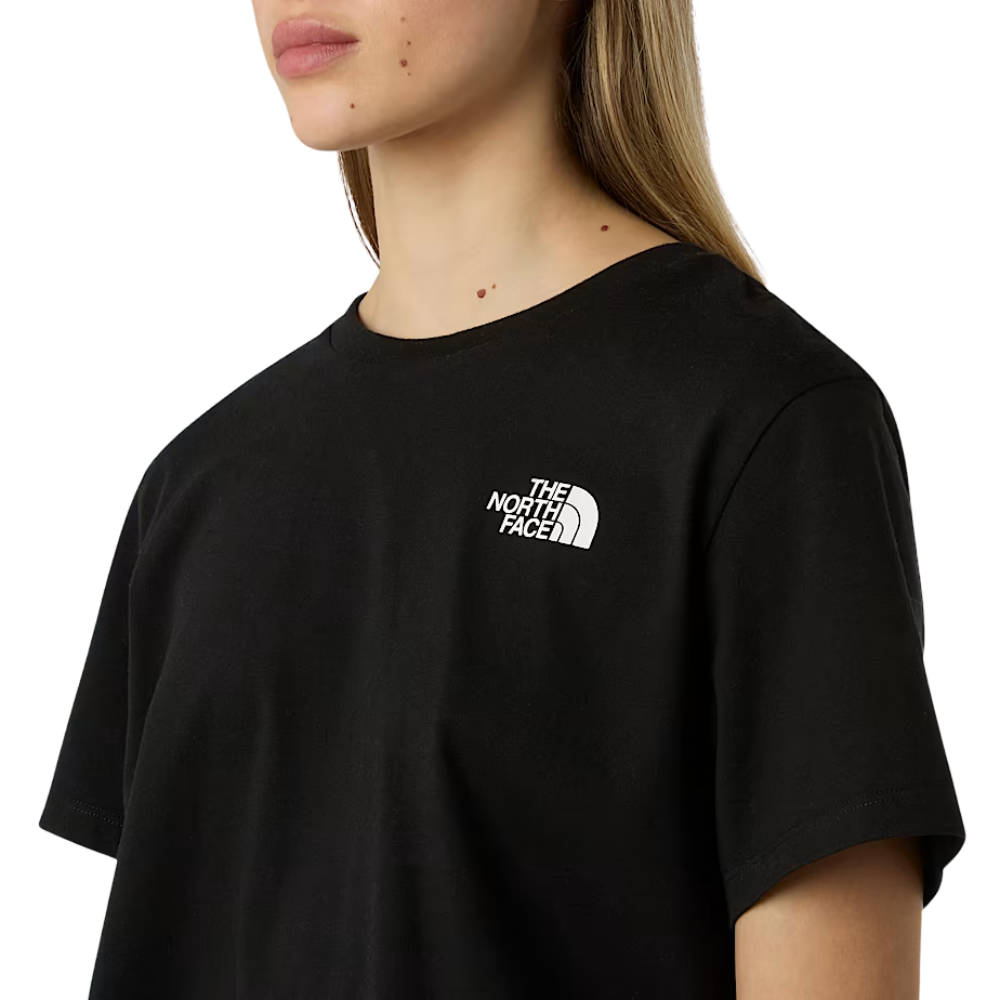 W Simple Dome Cropped Slim Tee TNF Black Bild 3