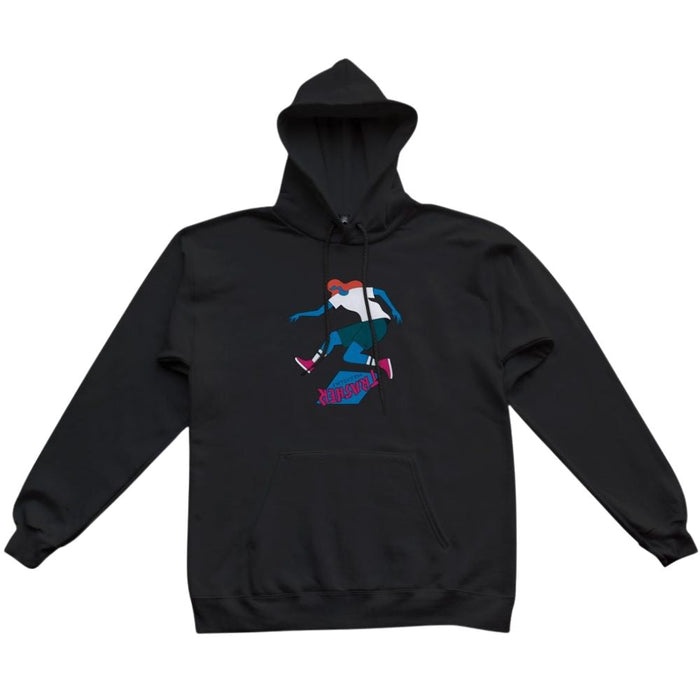 TRASHER TRE HOODIE BLACK Bild 1