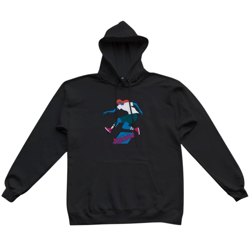 TRASHER TRE HOODIE BLACK Bild 1