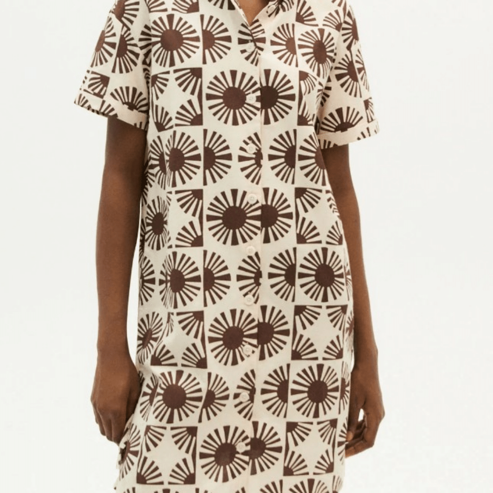 SOLET AMBER DRESS BROWN Bild 3