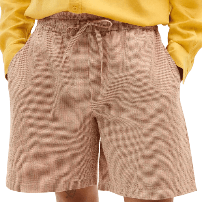 VICHY SEERSUCKER HENRY SHORTS CLAY RED Bild 1